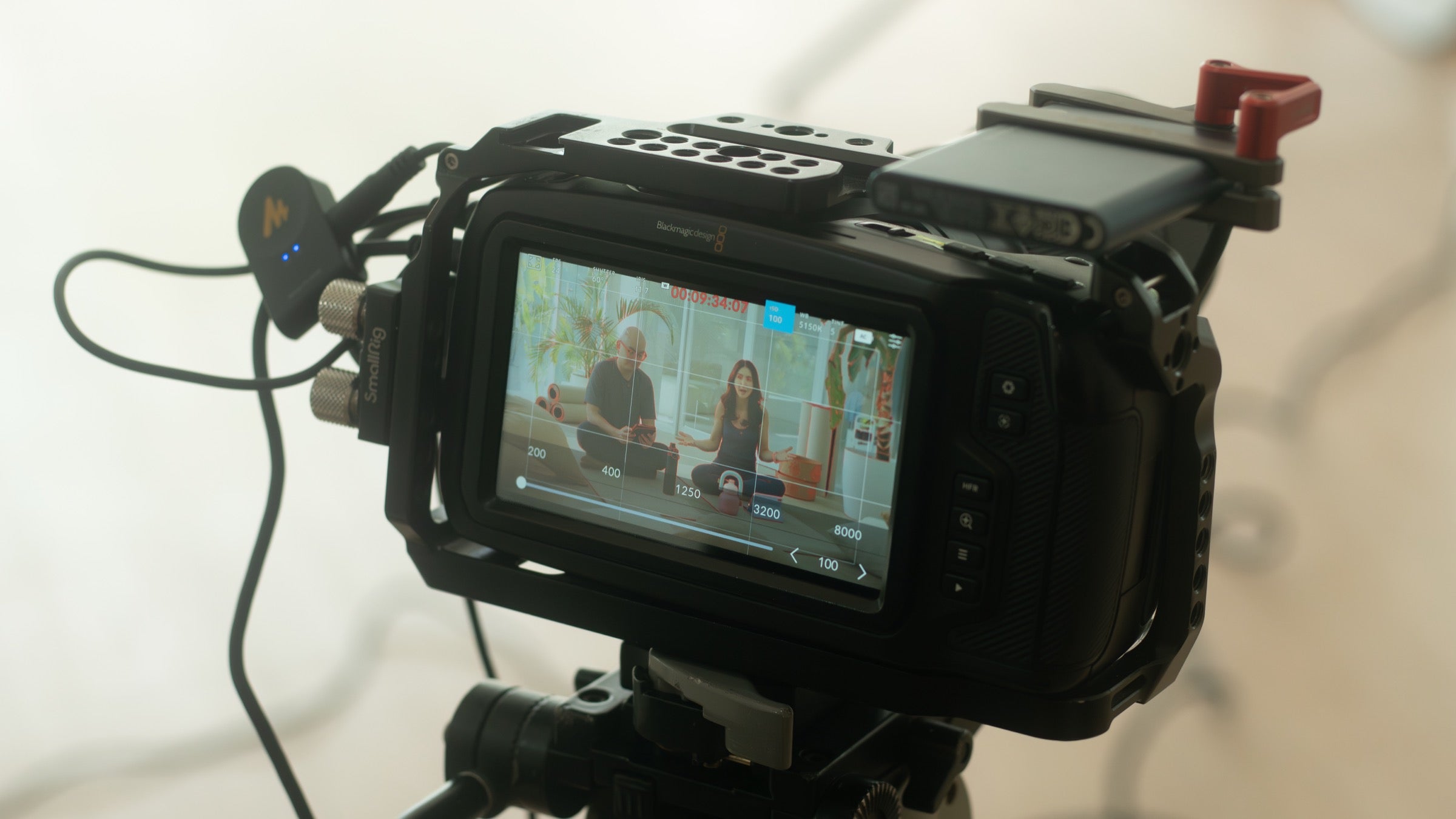 Behind-the-scenes camera setup for the Becoming Whole process